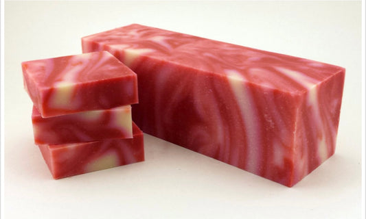 Candy Cane Handmade Soap