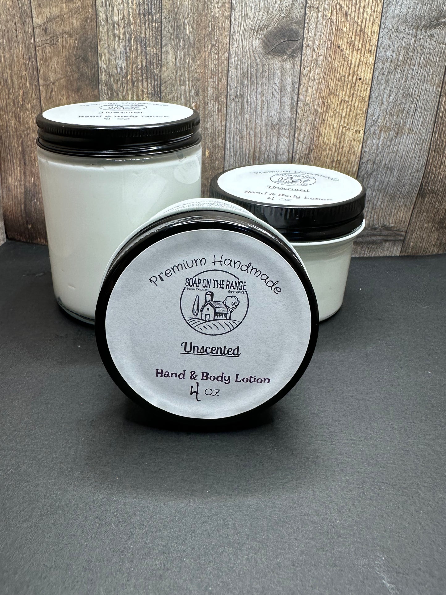 Unscented Handmade 8 oz Lotion